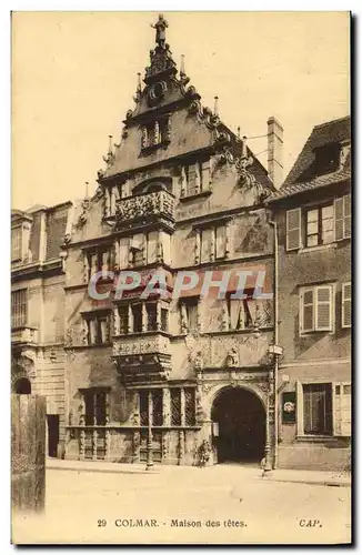 Cartes postales Colmar Maison des Tetes