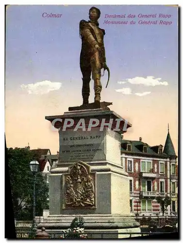 Cartes postales Colmar Denkmal des General Rapp