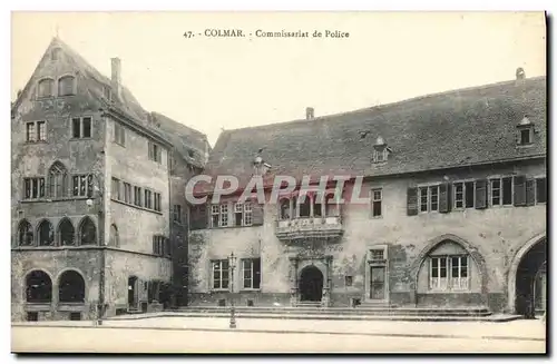 Cartes postales Colmar Commissariat de Police