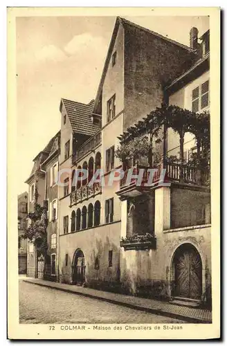 Cartes postales Colmar Maison des Chevaliers de St Jean