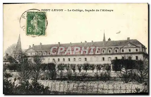 Cartes postales Pont Levoy Le College Facade de L Abbaye