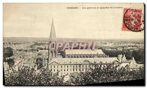 Cartes postales Vendome vue Generale et Quartier de Cavalerie