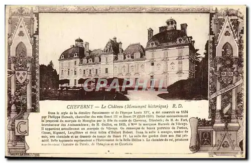 Cartes postales Cheverny Chateau