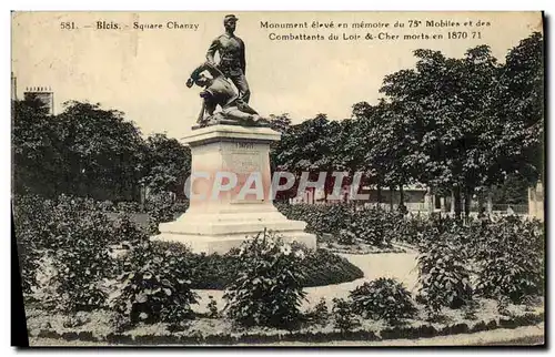 Cartes postales Blois Monument eleve en memoire du 75eme mobiles et des combattants du Loir et Cher Militaria