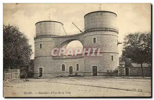 Cartes postales Blois Reservoirs d Eau de La Ville