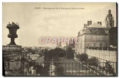 Ansichtskarte AK Blois Panorama pris de la Terrasse de l ancien eveche
