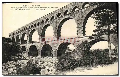 Cartes postales Pont du Gard Nimes