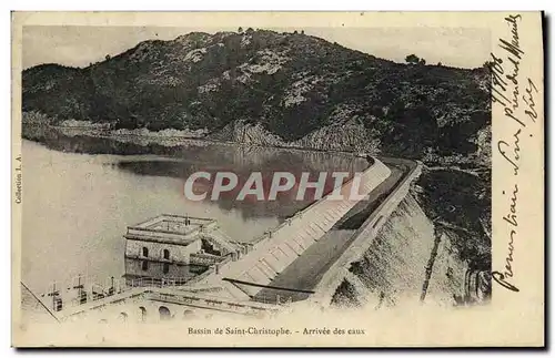 Cartes postales Bassin de Saint Christophe Arrivee des eaux