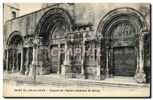 Ansichtskarte AK Saint Gilles Du Gard L Eglise Facade de L Eglise abbatiale