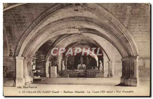 Cartes postales Saint Gilles Du Gard Basilique Abbatiale Vue d ensemble