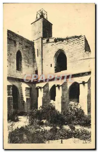 Cartes postales Villeneuve Les Avignon Chartreuse Du Val De Benediction Le cloitre de l eglise et le petit cloit