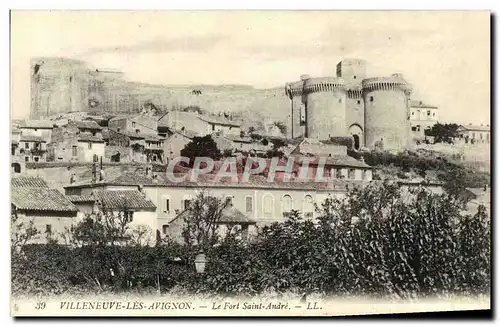 Cartes postales Villeneuve Les Avignon Le fort Saint Andre