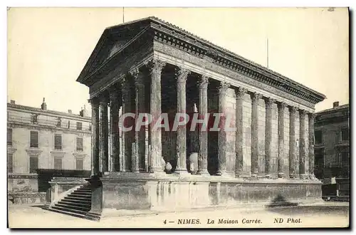 Ansichtskarte AK Nimes La Maison Carree