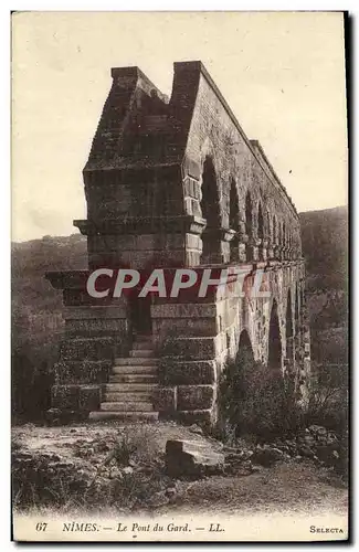 Cartes postales Nimes La Pont du Gard