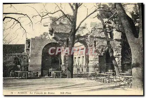 Cartes postales Nimes Le Temple de Diane