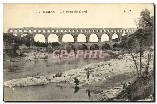 Cartes postales Nimes Le Pont du Gard