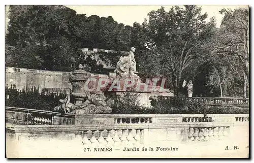 Cartes postales Nimes Jardin de la Fontaine