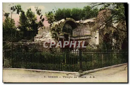 Cartes postales Nimes Temple de Diane