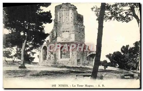 Cartes postales Nimes La Tour Magne