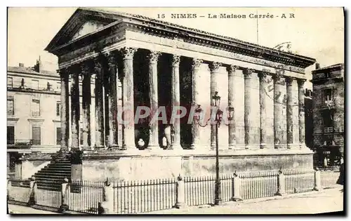 Ansichtskarte AK Nimes La Maison Carree