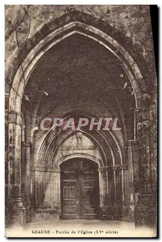 Cartes postales Geaune Porche de L Eglise