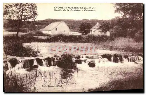 Cartes postales Thore la Rochette Moulin de la Fontaine Deversoir