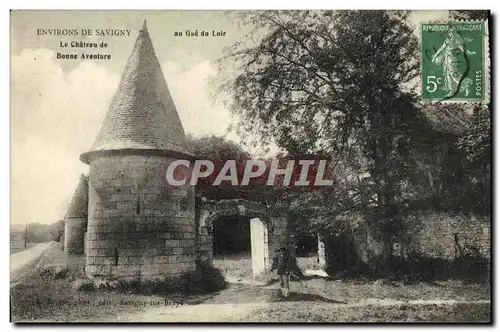 Ansichtskarte AK Environs de Savigny Le Chateau de Bonne Aventure