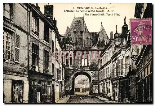 Cartes postales Vendome L Hotel de Ville Cote Nord Fabrique de Vannerie