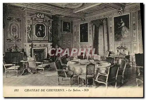 Ansichtskarte AK Chateau de Cheverny Le Salon