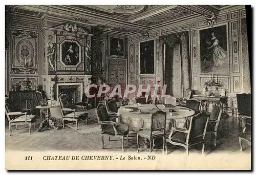 Cartes postales Chateau de Cheverny Le Salon