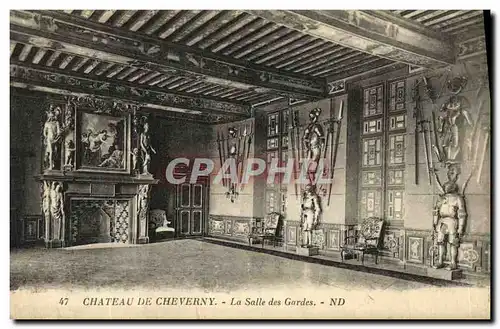 Cartes postales Chateau De Cheverny La Salle des Gardes