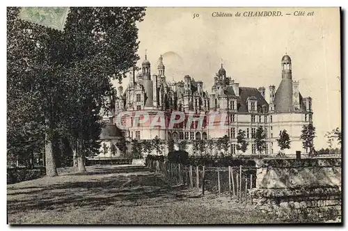 Cartes postales Chambord Le Chateau Cote Est