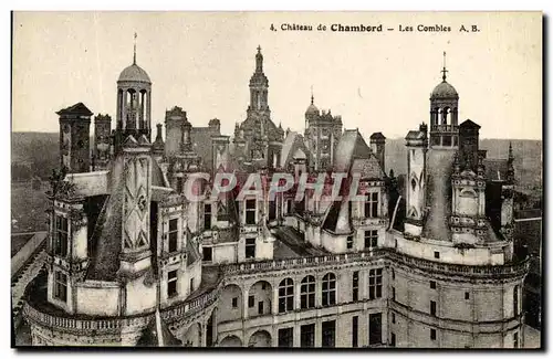 Ansichtskarte AK Chambord Le Chateau Les Combles