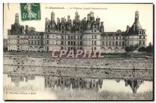 Ansichtskarte AK Chambord Le Chateau Facade Septentrionale