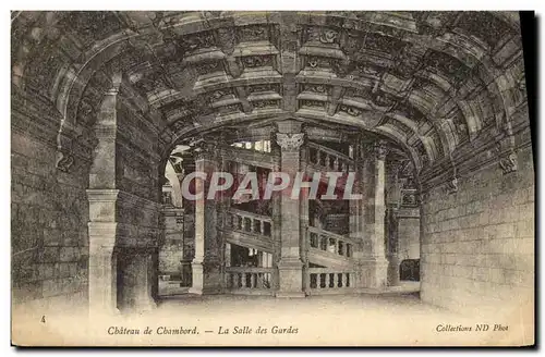 Cartes postales Chateau de Chambord La Salle des Gurdes