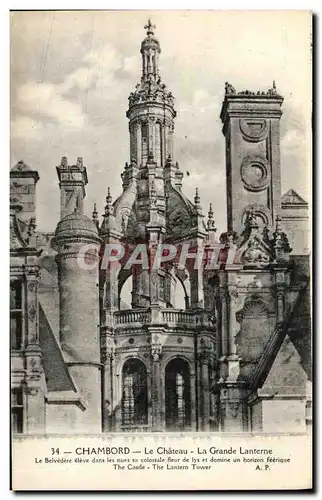 Cartes postales Chambord Le Chateau La Grande Lanterne