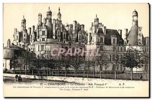 Ansichtskarte AK Chambord Le Chateau Aile Francois ler