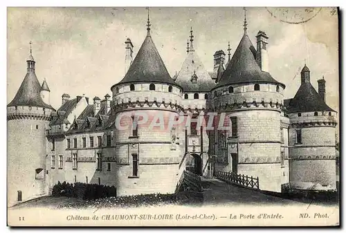 Cartes postales Chateau de Chaumont sur Loire La Porte d Entree