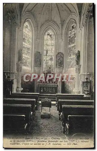 Cartes postales Chaumont Chateau interieur de la Chapelle