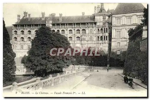 Cartes postales Blois Chateau Facade Francois 1er