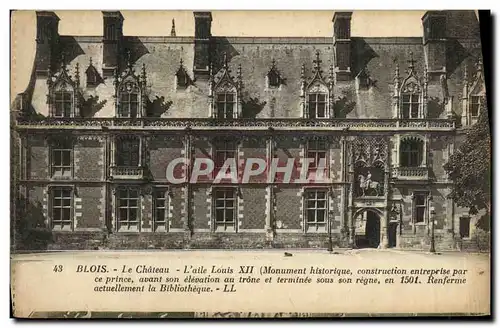 Cartes postales Blois Le Chateau De Aile de Louis XII