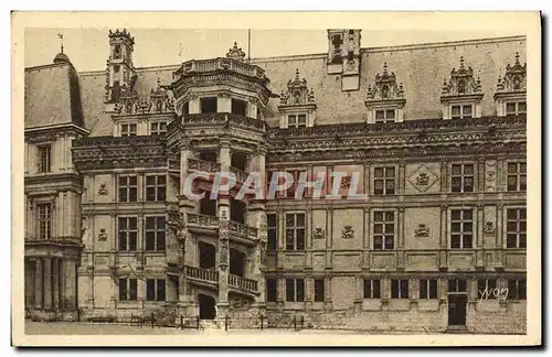 Cartes postales Blois Le Chateau Escalier Francois 1er