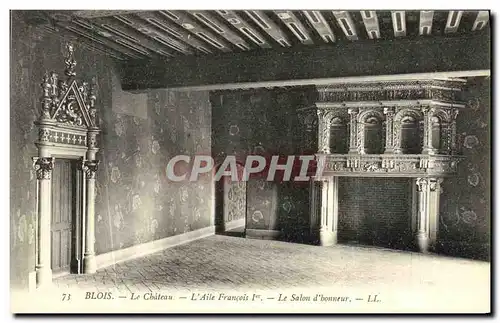 Ansichtskarte AK Blois Le Chateau Aile Francois 1er Le Salon d Honneur