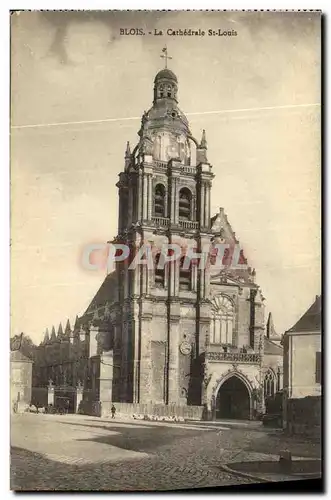 Ansichtskarte AK Blois La Cathedrale St Louis