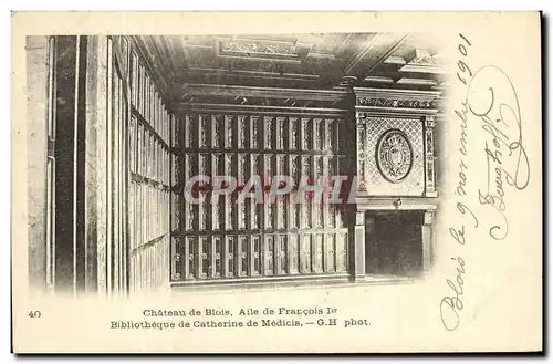 Ansichtskarte AK Chateau de Blois Aile de Francois l et Bibliotheque de Catherine de Medicis