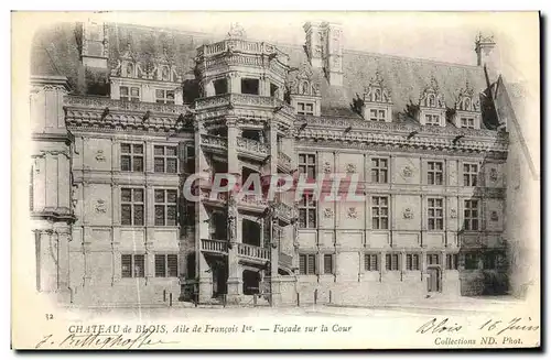 Ansichtskarte AK Chateau de Blois Aile de Francois l et Facade sur la Cour