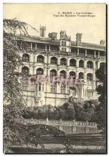 Cartes postales Blois le Chateau Vue du Square Victor Hugo