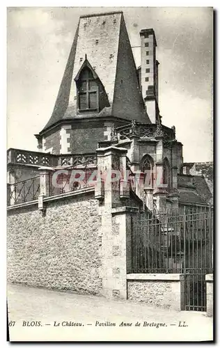 Cartes postales Chateau de Blois Pavillon Anne De Bretogne