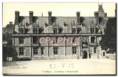 Cartes postales Chateau de Blois Aile Louis XII