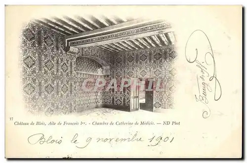 Ansichtskarte AK Chateau Blois Aile de Francois 1er Chambre de Catherine de Medicis